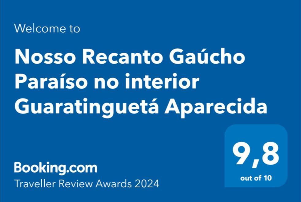 Nosso Recanto Gaúcho Paraíso no interior Guaratinguetá Aparecida Exterior foto
